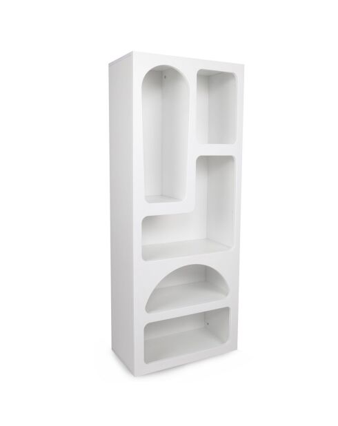 Étagère à livres Vénus blanche - 60x150x32 cm