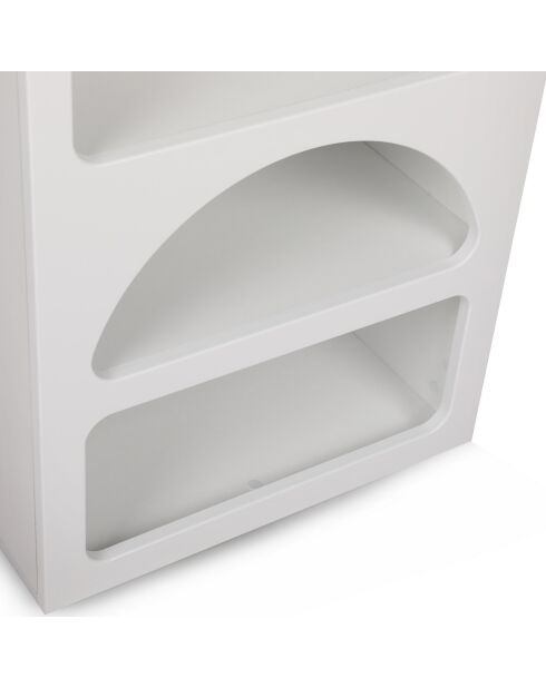Étagère à livres Vénus blanche - 60x150x32 cm