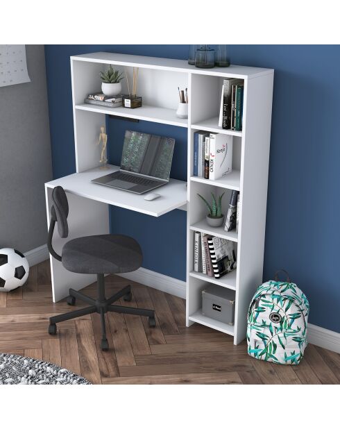 Bureau d'étude HA104 2063 blanc - 113.2x141.8x40 cm