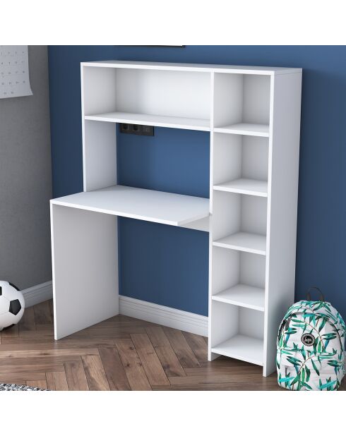 Bureau d'étude HA104 2063 blanc - 113.2x141.8x40 cm