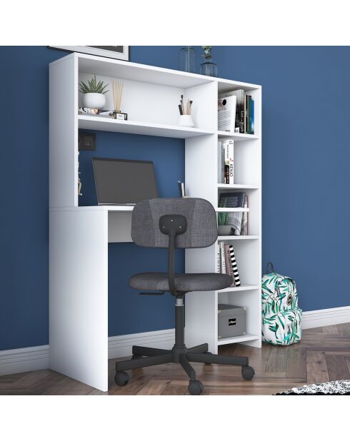 Bureau d'étude HA104 2063 blanc - 113.2x141.8x40 cm