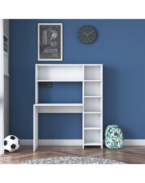 Bureau d'étude HA104 2063 blanc - 113.2x141.8x40 cm