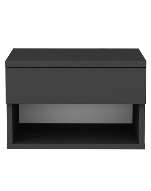 Table de nuit Jamot anthracite - 44.6x29x31.9 cm