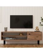 Meuble TV Avila pin - 120x38x30 cm
