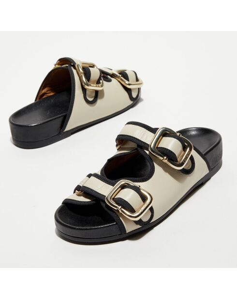 Mules en Cuir  Bono écrues
