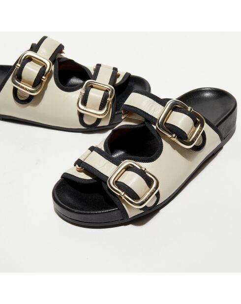 Mules en Cuir  Bono écrues