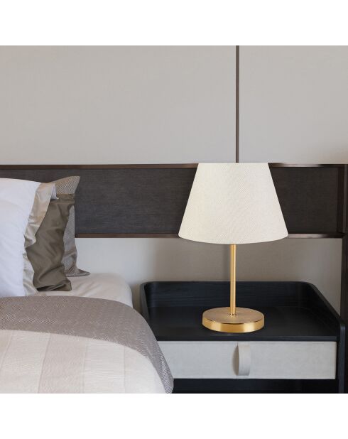 Lampe de table Ayd crème - D.22x12x37 cm