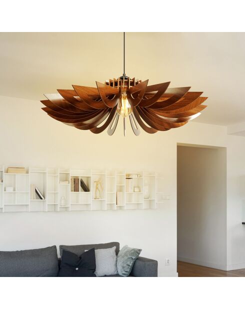 Suspension 159 noyer - D.52x11x45 cm