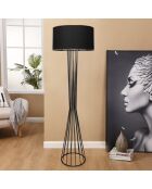 Lampadaire Ayd noire - 21x38x155 cm