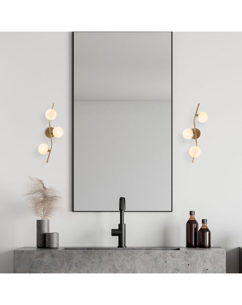 Antieke wandlamp 7147 - 23x19x55 cm