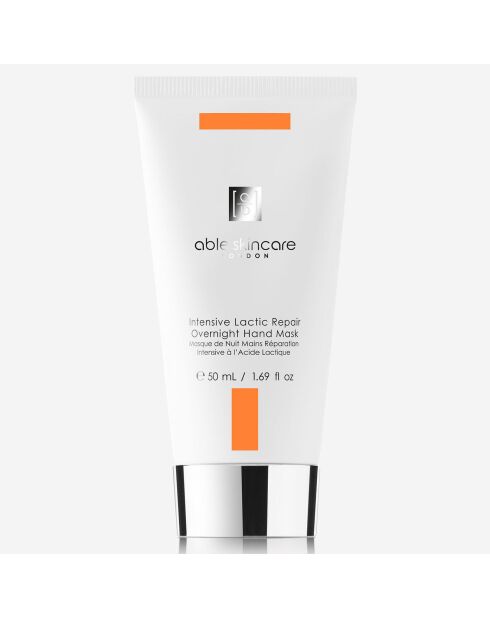 Masque de Nuit Mains Réparation Intensive à l'Acide Lactique - 50 ml