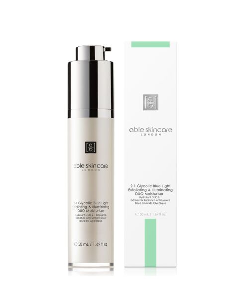 Hydratant DUO 2-1 Exfoliant et Radiance à l'Acide Glycolique - 50ml