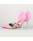 Escarpins en Cuir Holly Cris roses - Talon 8.5 cm