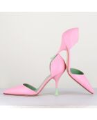 Escarpins en Cuir Holly Cris roses - Talon 8.5 cm