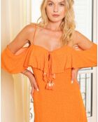 Robe Suzanne orange