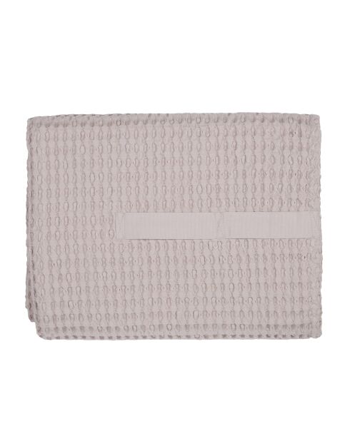 Drap de bain gauffré en Coton Bio lavande - 150x100 cm