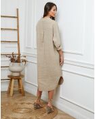 Robe 100% Lin Belinda beige