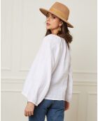 Blouse 100% Lin Celiane blanche