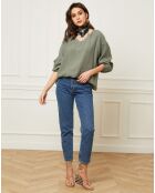 Blouse 100% Lin Celiane kaki