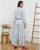 Ensemble Deffy bleu/blanc