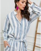 Ensemble Deffy bleu/blanc