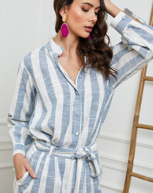 Ensemble Deffy bleu/blanc