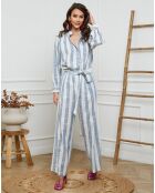 Ensemble Deffy bleu/blanc