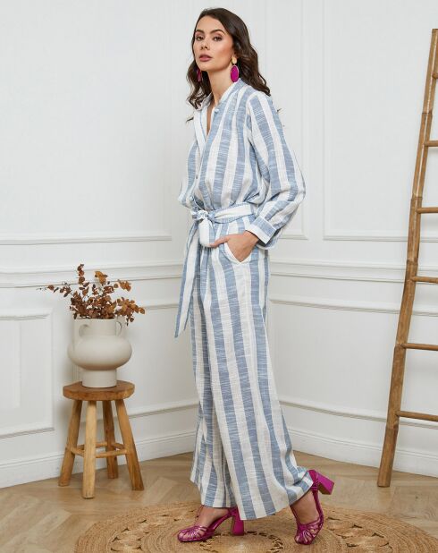 Ensemble Deffy bleu/blanc