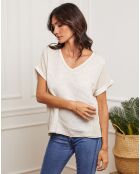 Top 100% Lin Fabioza beige