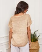 Top 100% Lin Fabioza camel