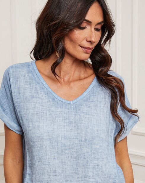 Fabioza Sky Top aus 100% Leinen