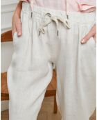 Pantalon 100% Lin Ferria beige