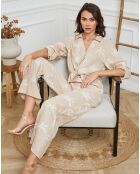 Pantalon en Lin & Coton Gelinda beige