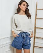 Top 100% Lin Georginia beige