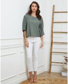 Top 100% Lin Georginia kaki