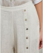 Pantalon 100% Lin Gladys beige