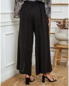 Pantalon 100% Lin Gladys noir