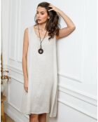 Robe 100% Lin Hemar beige