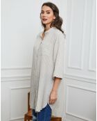 Tunique en Lin mélangé Hypso beige