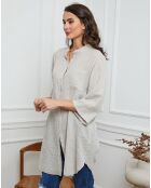Tunique en Lin mélangé Hypso beige