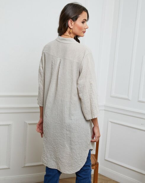 Tunique en Lin mélangé Hypso beige