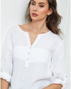 Top 100% Lin Jilda blanc