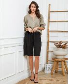 Top 100% Lin Jilda taupe