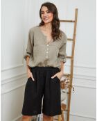 Top 100% Lin Jilda taupe