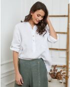 Chemise 100% Lin Jimenez blanche