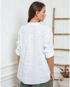 Chemise 100% Lin Jimenez blanche