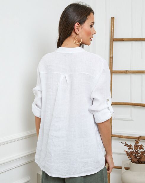 Chemise 100% Lin Jimenez blanche