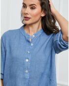 Chemise 100% Lin Jimenez indigo