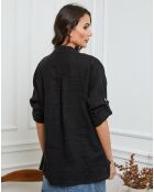 Chemise 100% Lin Jimenez noire