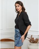 Chemise 100% Lin Jimenez noire